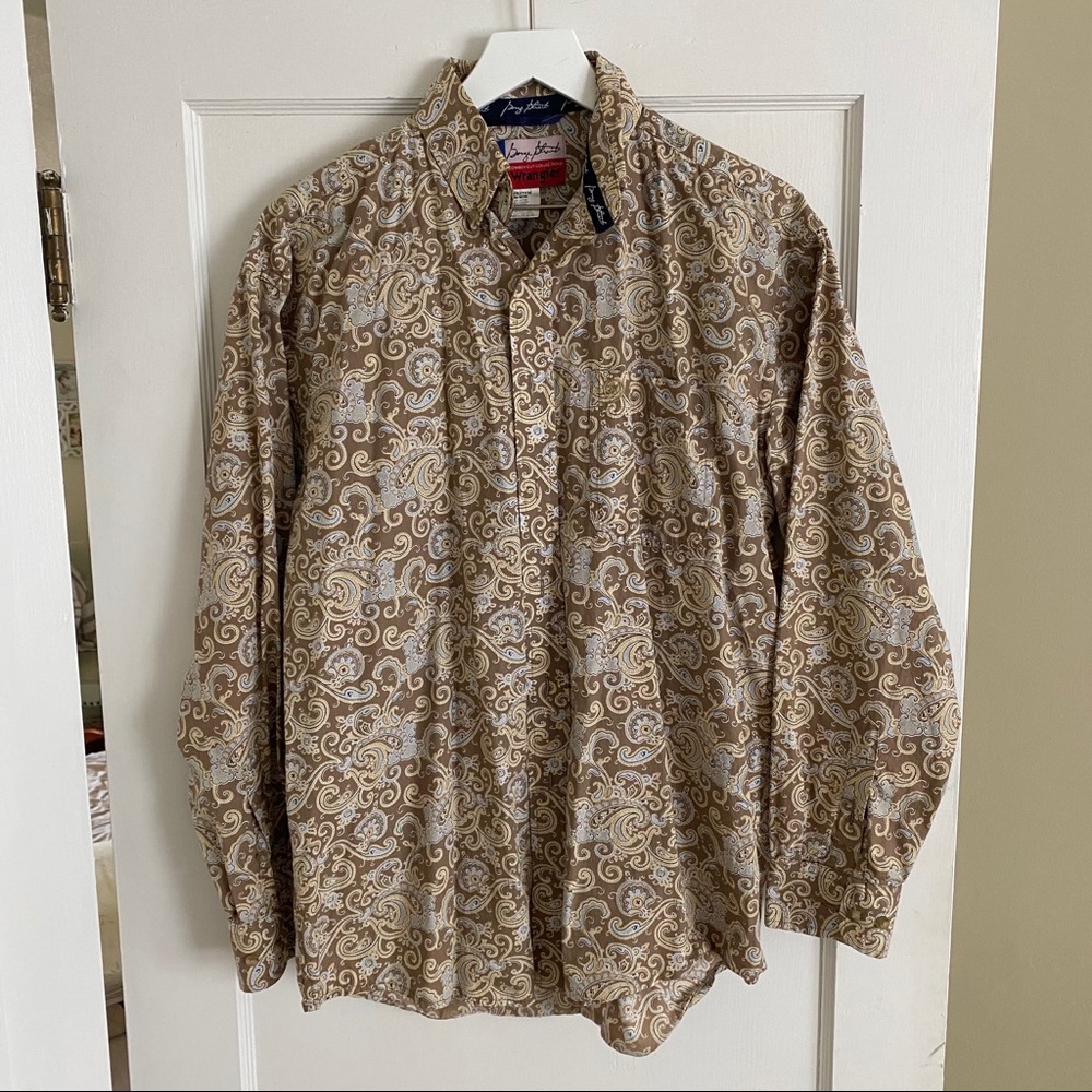 Men’s George Strait Wrangler button-down shirt